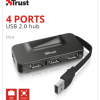 Hub 4 Porte USB 2.0 Trust col.nero [20577]