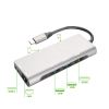 Adattatore USB Type-C Maschio a Usb 3.0/Type-C/Hdmi/Lan/Card Reader
